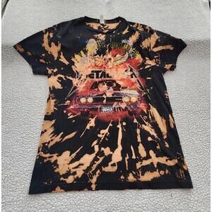 VINTAGE METALLICA GIMME FUEL GIVE ME FIRE Mens Large Printed T-Shirt